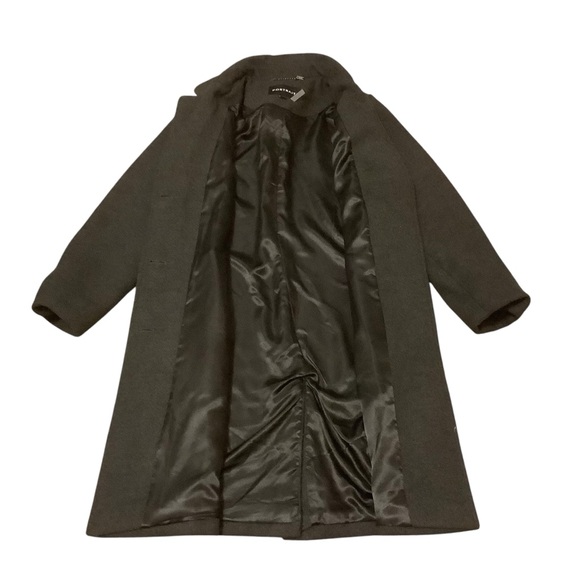 PORTRAIT LONG GRAY DOUBLE BREASTED BUTTON DOWN PEA COAT WITH POCKETS/ Size 6 - Picture 7 of 11